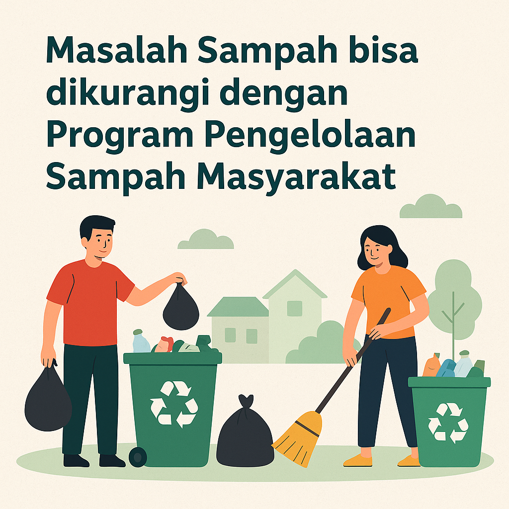Masalah Sampah bisa dikurangi dengan Program Pengelolaan Sampah Masyarakat